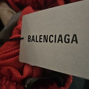 Balenciaga Red Mesh Fashion Piece